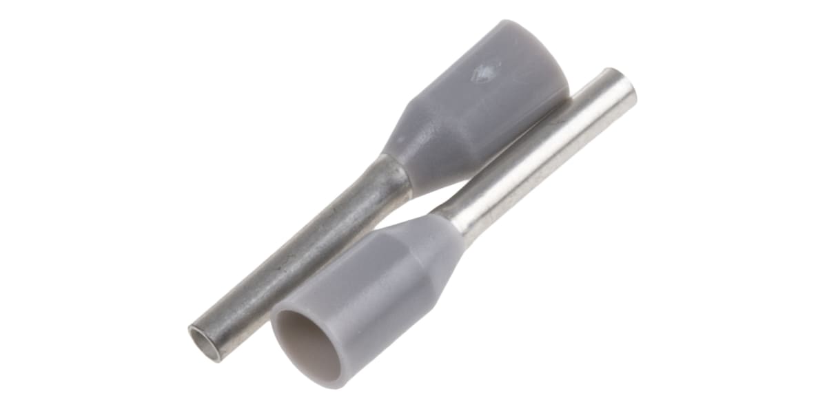 Product image for GREY DIN STANDARD FERRULE,0.75SQ.MM WIRE