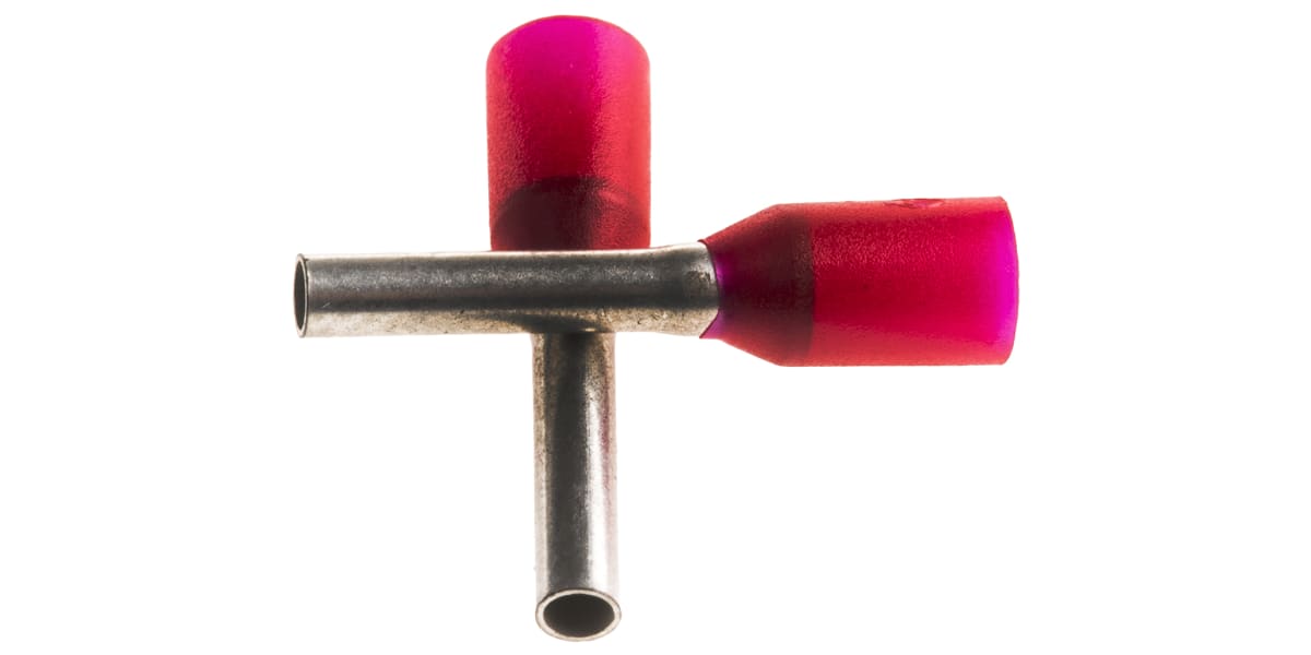 Product image for RED DIN STANDARD FERRULE,1SQ.MM WIRE