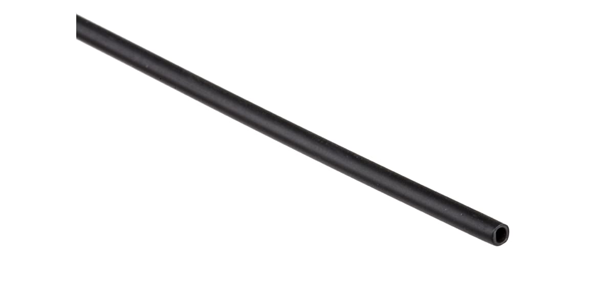 Product image for Black flame retardant tube,1.6mm bore