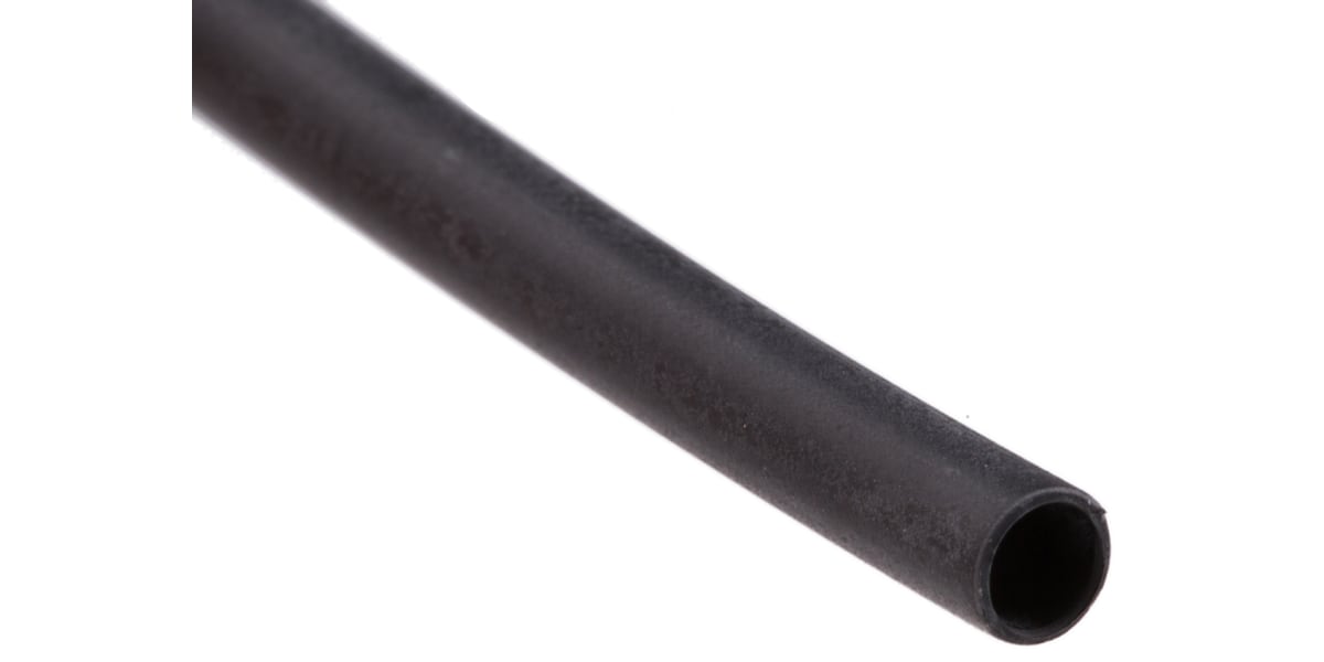 Product image for Black flame retardant tube,2.4mm bore