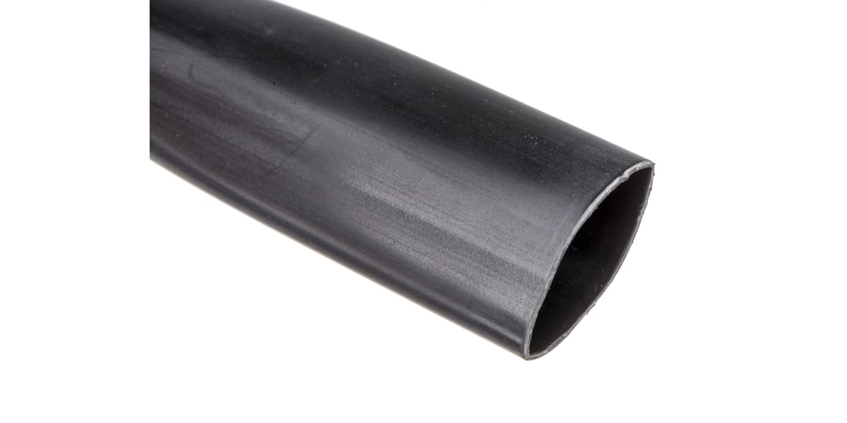 Product image for Black flame retardant tube,12.7mm bore