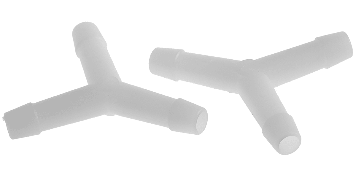 Product image for Push-on equal Y connector,3mm ID hose