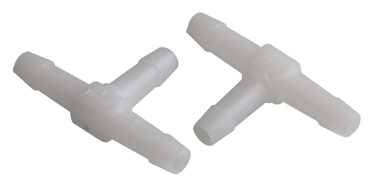 Product image for Push-on equal tee connector,3mm ID hose