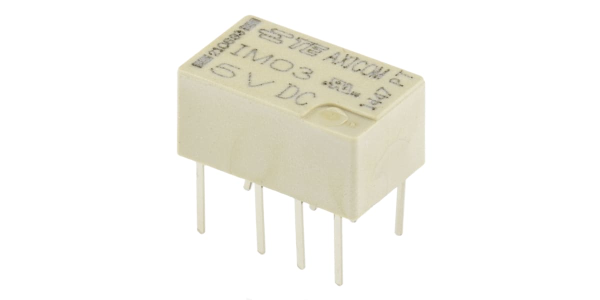 Product image for DPDT TELECOM PCB RELAY, 2A 5VDC COIL