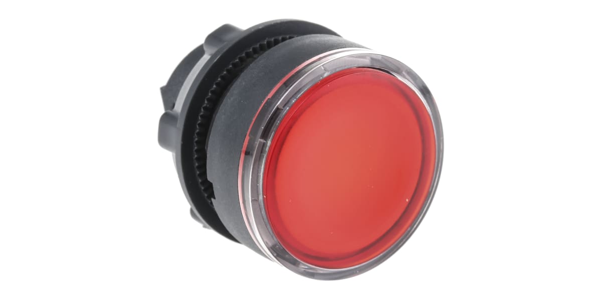 Product image for Illuminated head for LED PB body, red