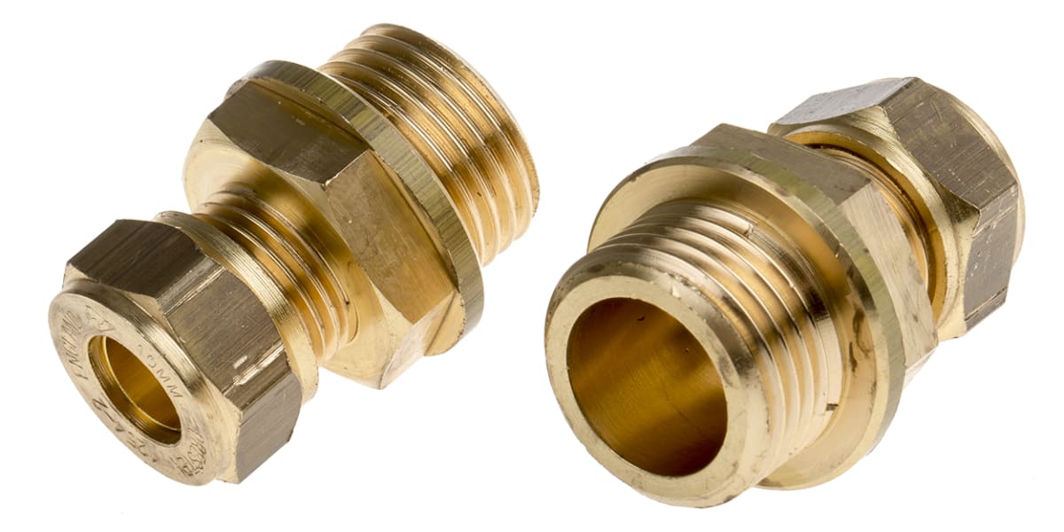 Product image for Straight coupling,10mm compx1/2in BSPP M