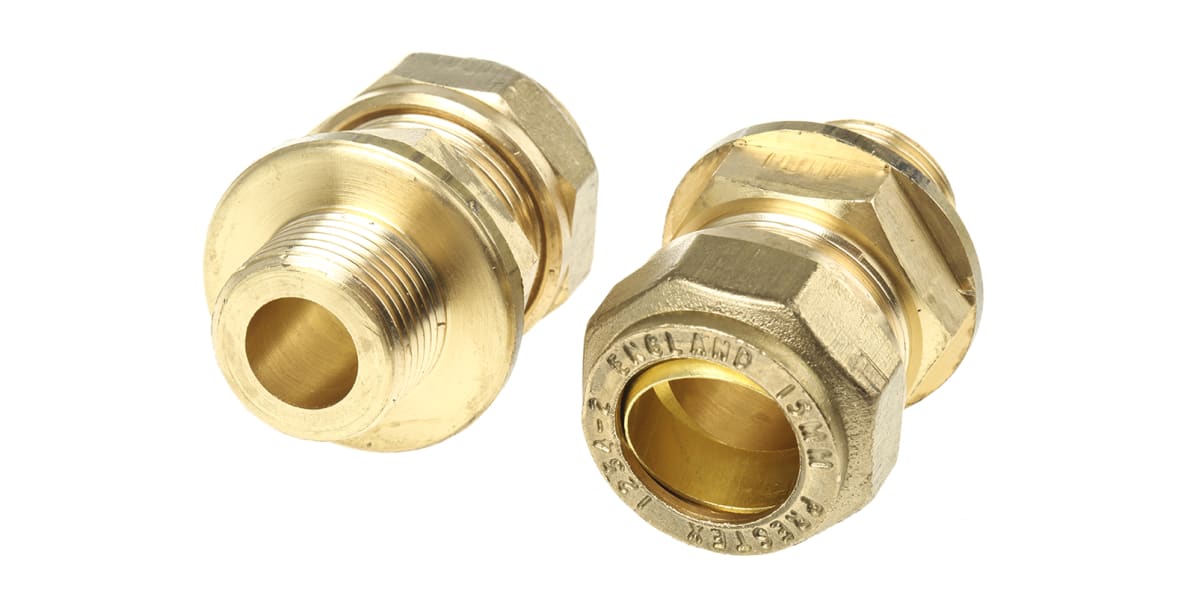 Product image for Straight coupling,15mm compx3/8in BSPP M