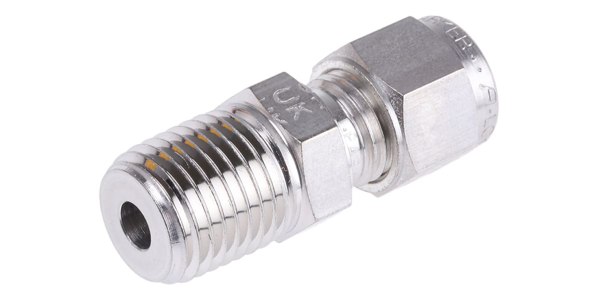 Product image for Straight connector,6mm OD 1/4 NPT