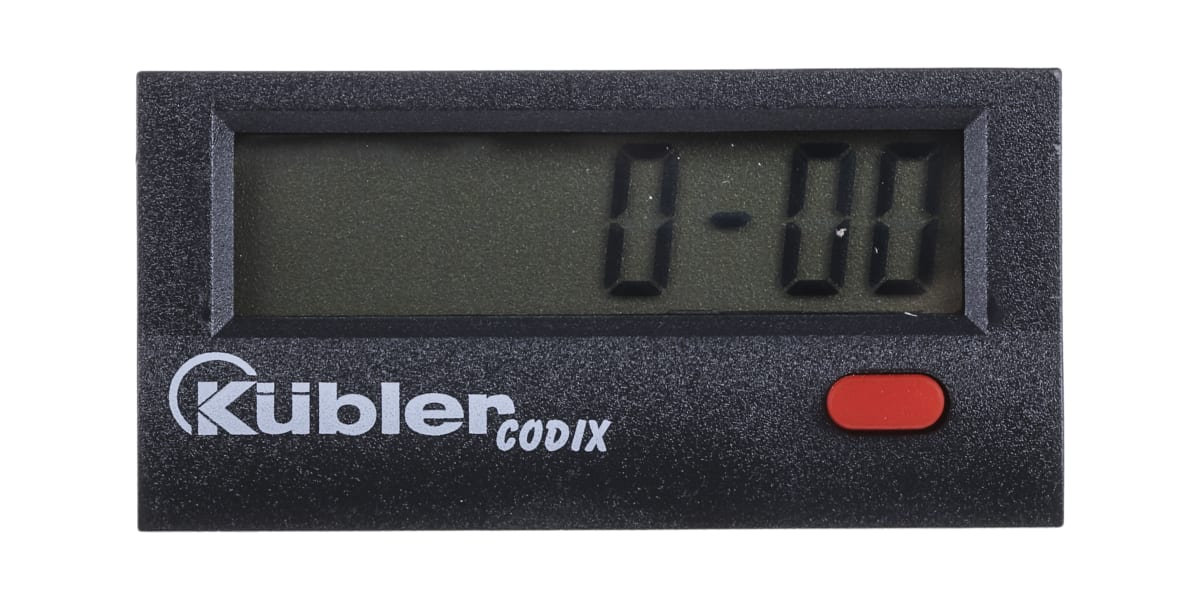 Product image for 8 DIGIT LCD TIMER,10-260VAC/DC