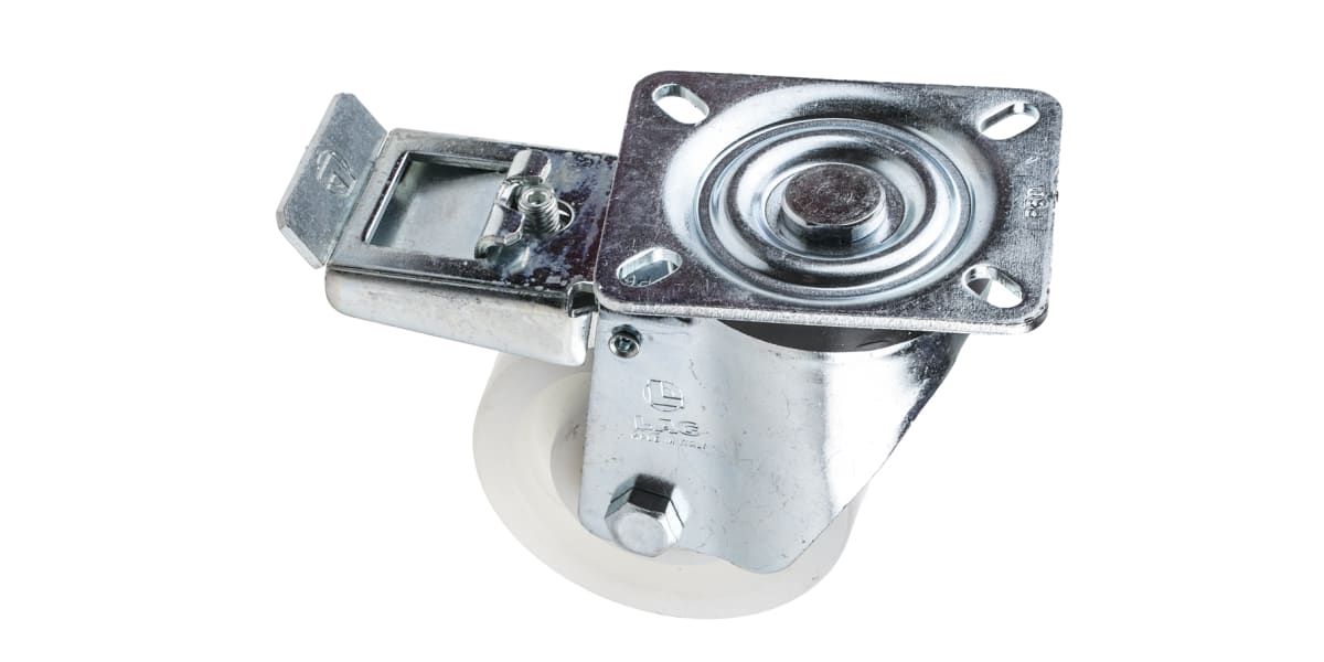 Product image for HD SWIVEL CASTOR W/TP & BR,100MM 450KG