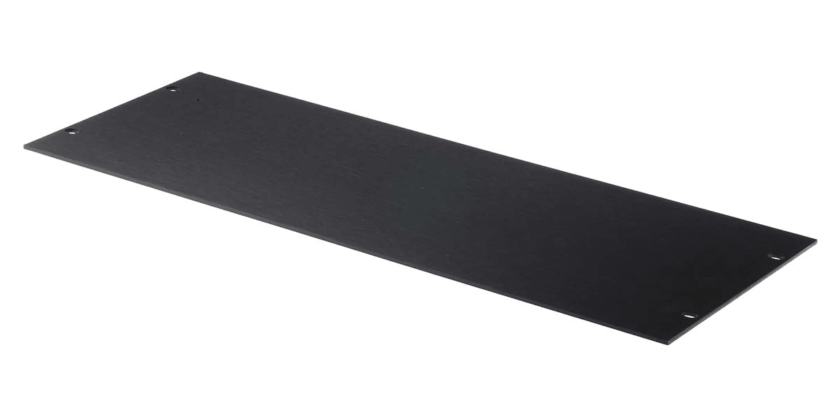 Product image for Black finish 19in front panel,483x177mm