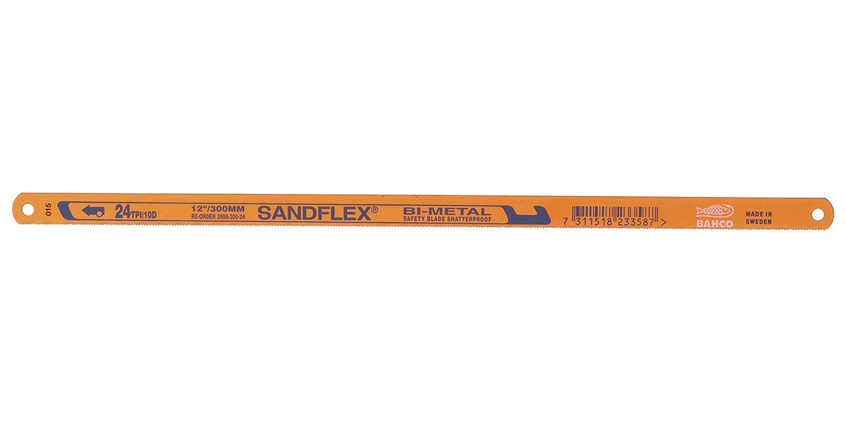 Product image for Flexible bi-metal hacksaw blade,24tpi