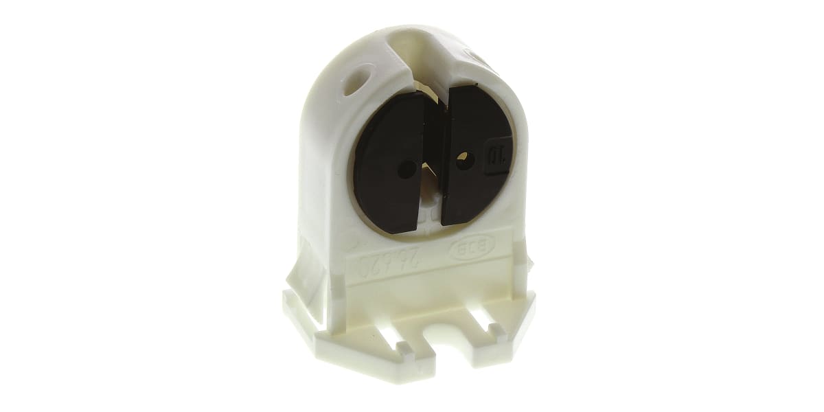 Product image for T5 CAP SNAP-FIT BOTTOM WIRING LAMPHOLDER