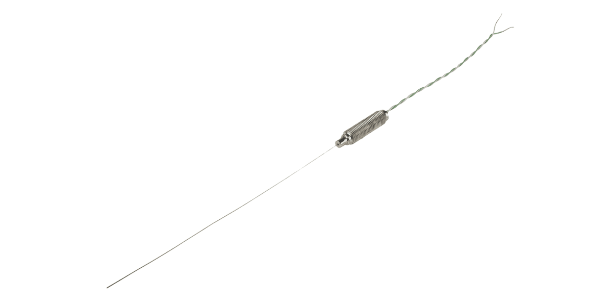 Product image for K grounded tip insulated probe,0.5x150mm