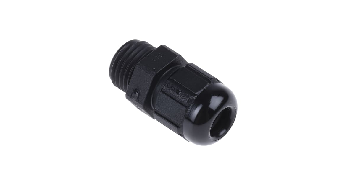 Product image for Cable gland, polyamide, black, PG7, IP68