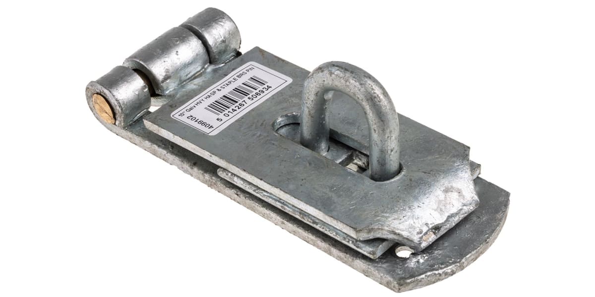 Product image for Heavy duty hasp & staple,254Lx54Wmm