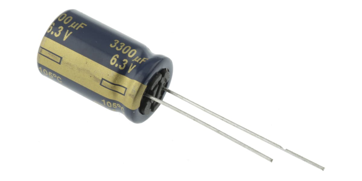 Product image for FC radial elec cap,3300uF 6.3V