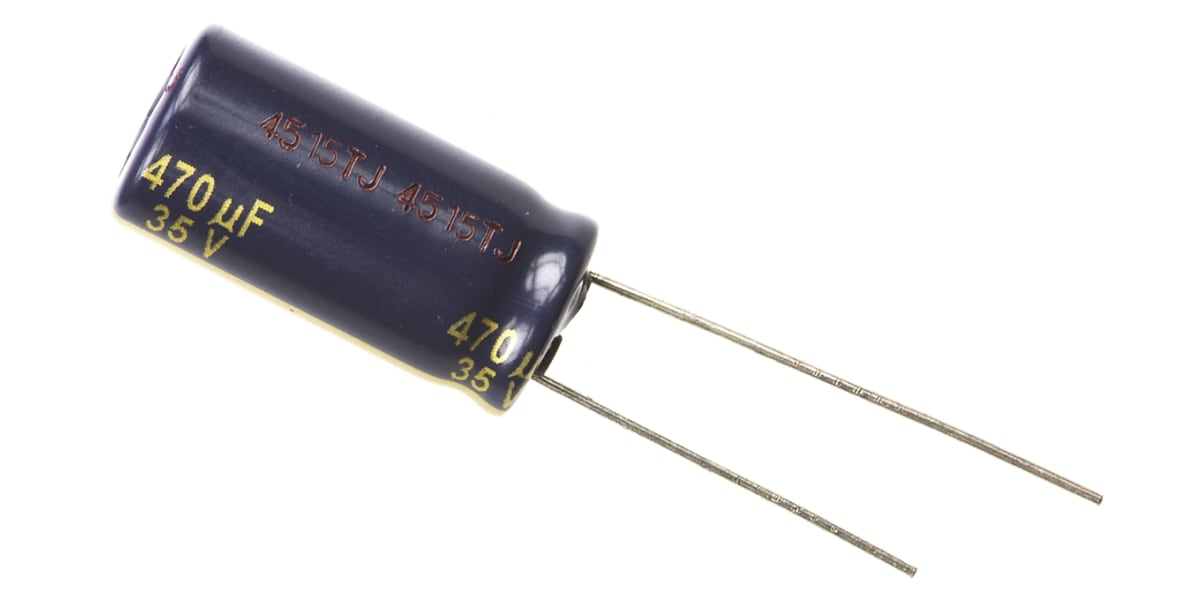 Product image for FC radial elec cap,470uF 35V