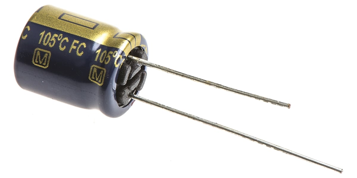 Product image for FC radial elec cap,100uF 50V