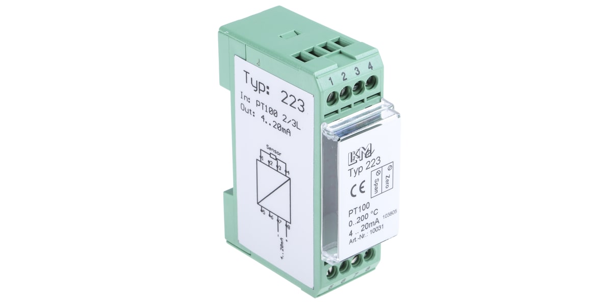 Product image for TRANSMITTER,PT100,4..20MA