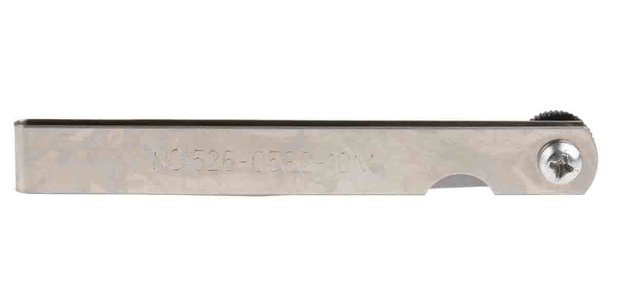 Product image for Metric tapered 10 blade feeler gauge