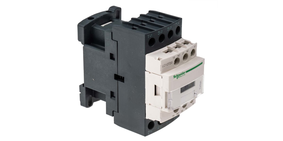 Product image for 4 pole NO coil contactor,20A 230Vac coil