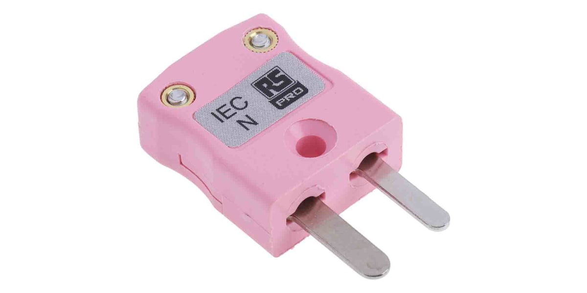 Product image for Type N Pink miniature plug 4mm cable