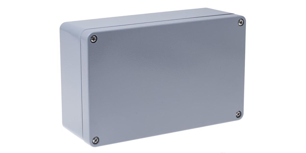 Product image for ALUMINIUM ENCLOSURE, GREY, ,260X160X90MM