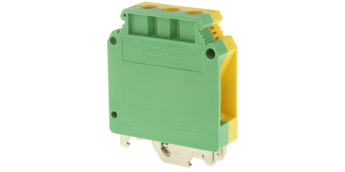 Product image for Green/yellow earth terminal conn,35sq.mm