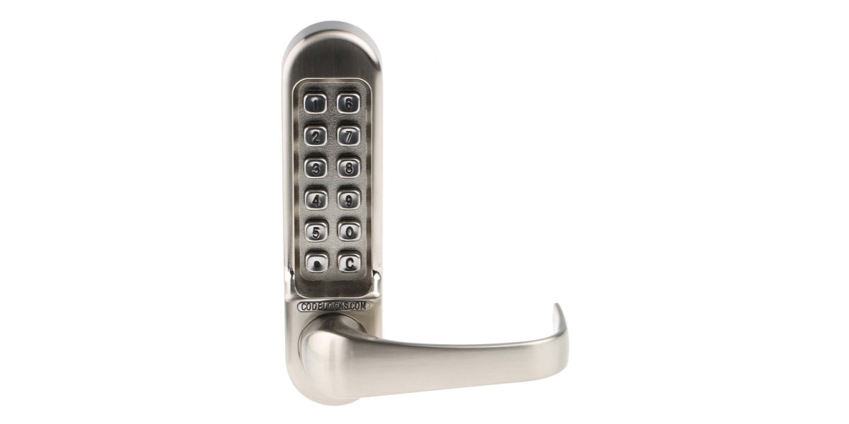 Product image for S/STEEL 505 DIGITAL DOOR LOCK W/LEVER