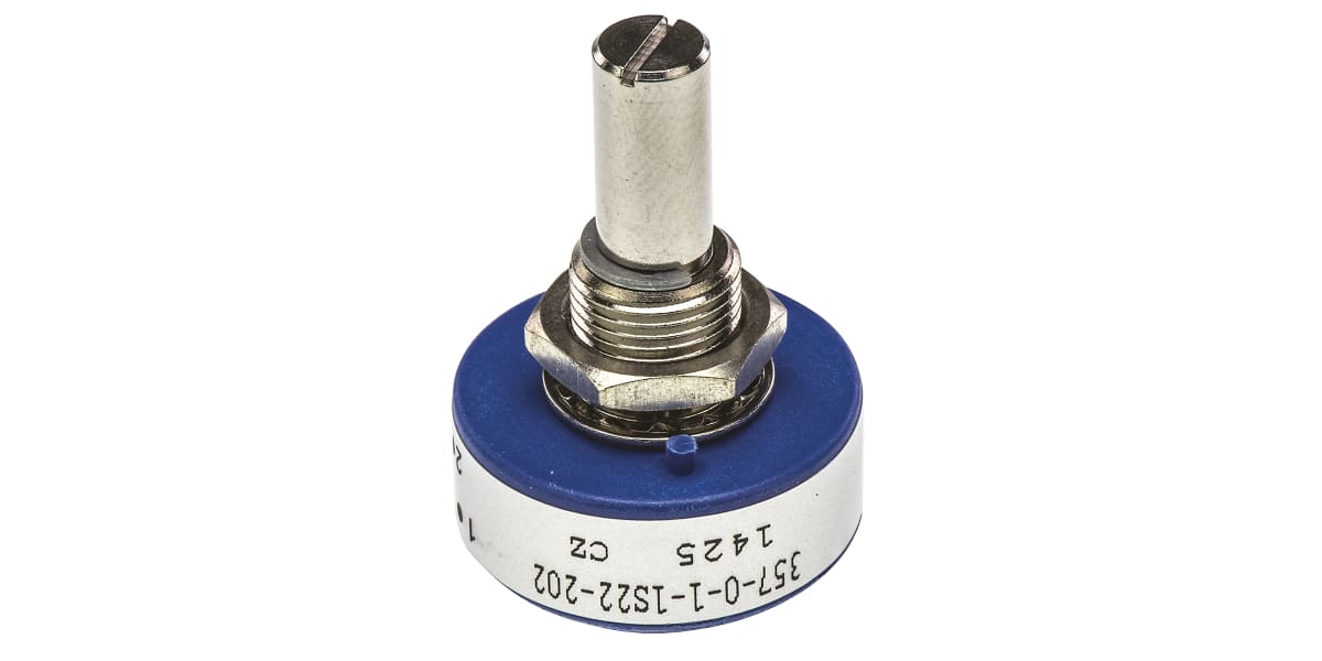 Product image for 357-0-0 1 turn precision pot,2K lin 22mm