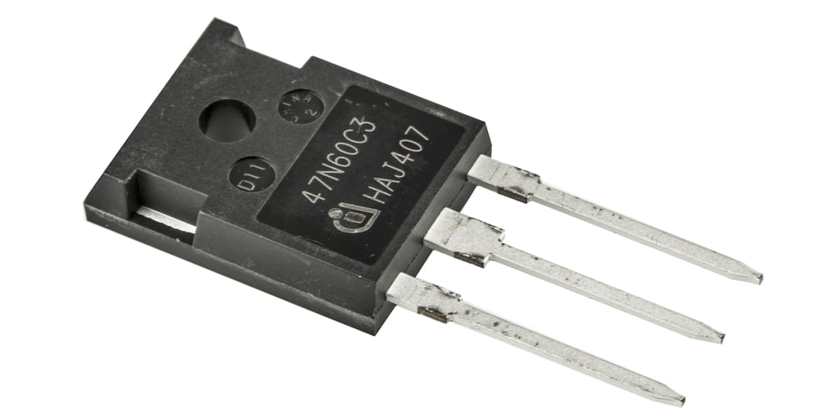 Product image for N-Channel MOSFET, 47 A, 650 V, 3-Pin TO-247 Infineon SPW47N60C3FKSA1