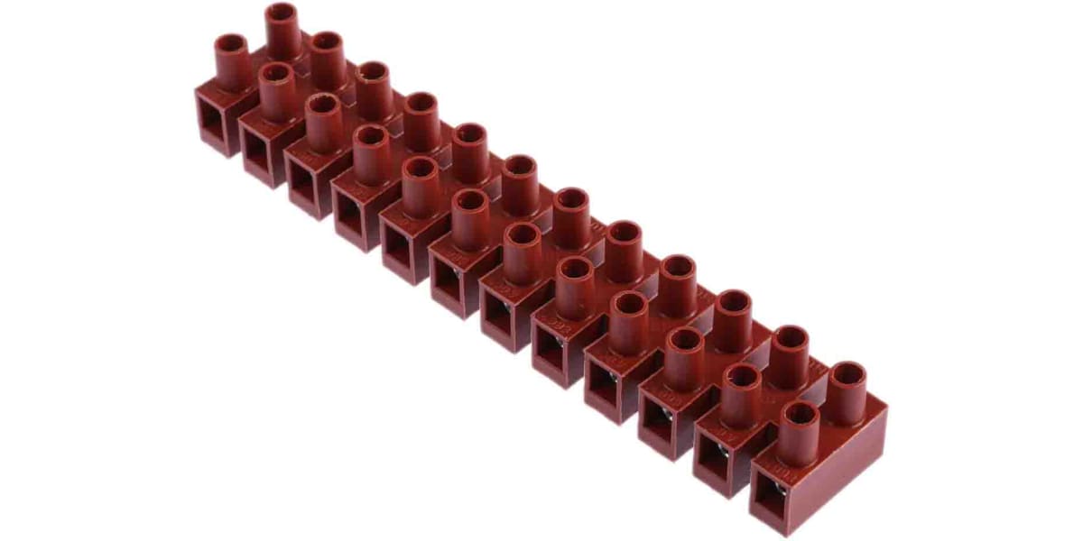 Product image for 12 way screw terminal block