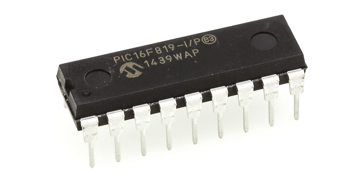 Product image for MICROCONTROLLER,PIC16F819-I/P 20MHZ