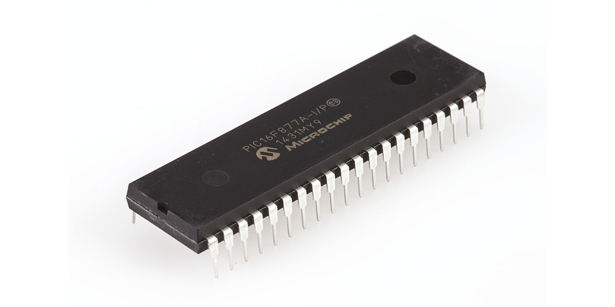 Product image for MICROCONTROLLER,PIC16F877A-I/P 20MHZ