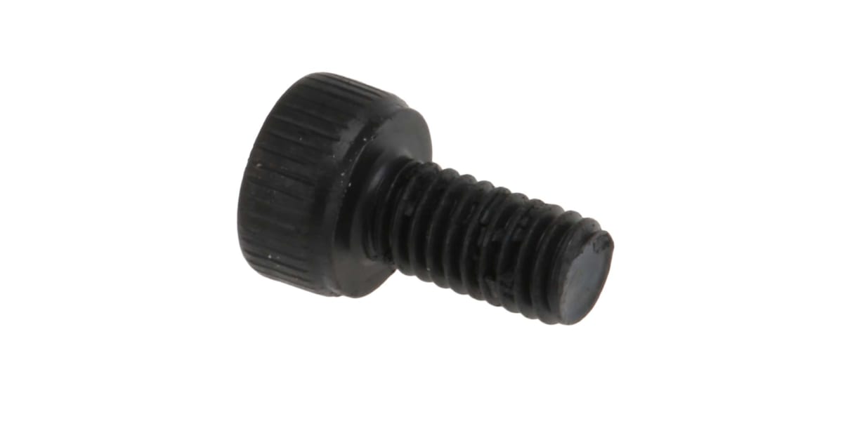 Product image for Black steel socket head cap screw,M3x6mm