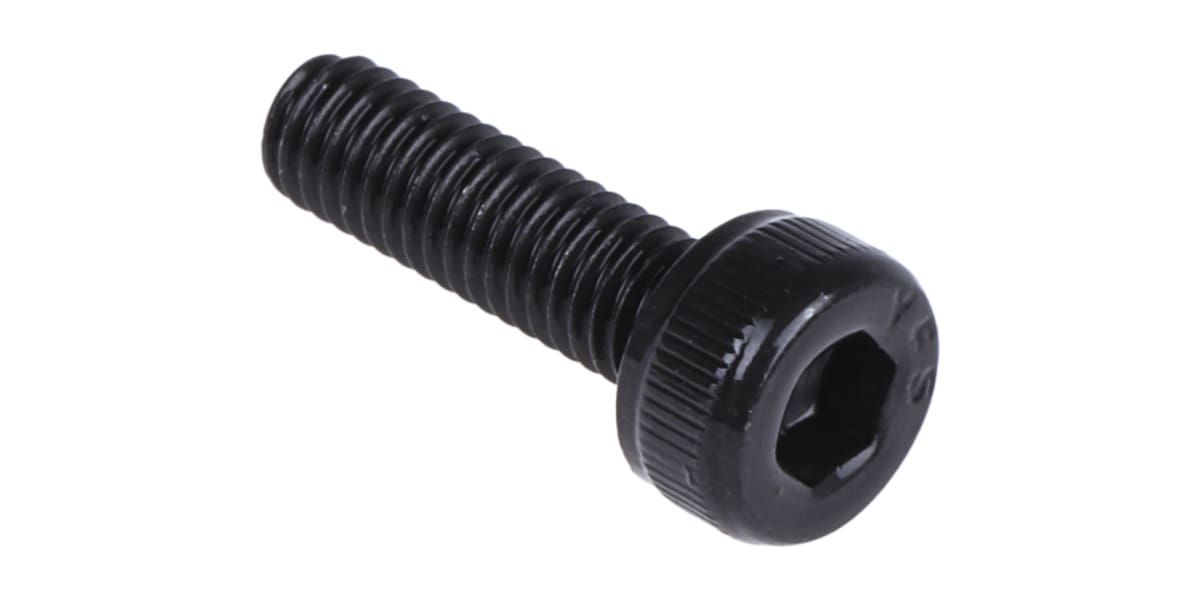 Product image for Blk steel socket head cap screw,M3x10mm