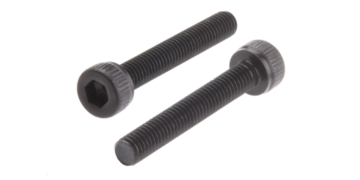 Product image for Blk steel socket head cap screw,M3x20mm