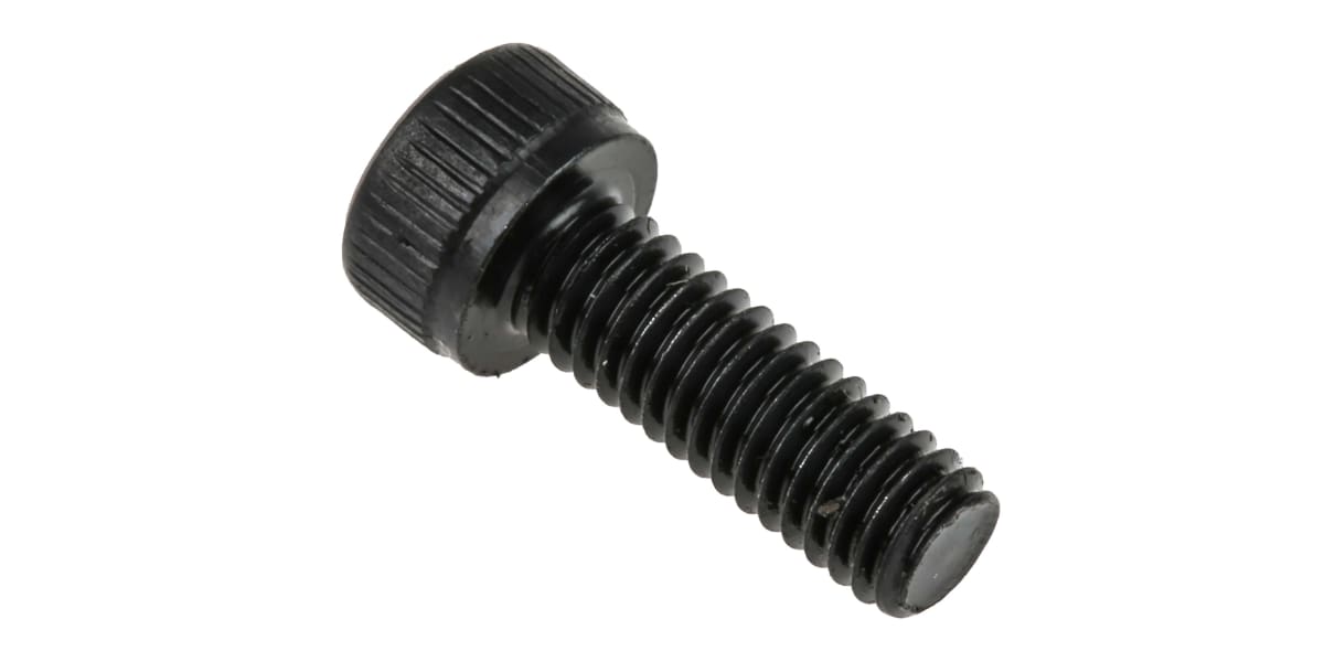 Product image for Blk steel socket head cap screw,M4x12mm