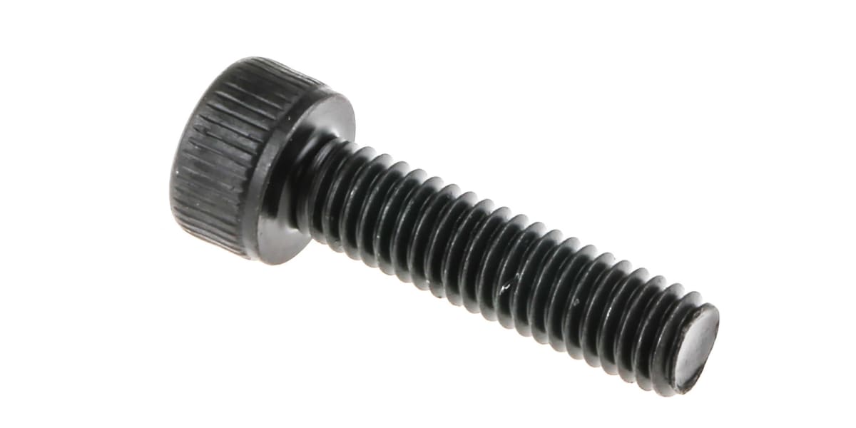 Product image for Blk steel socket head cap screw,M4x16mm