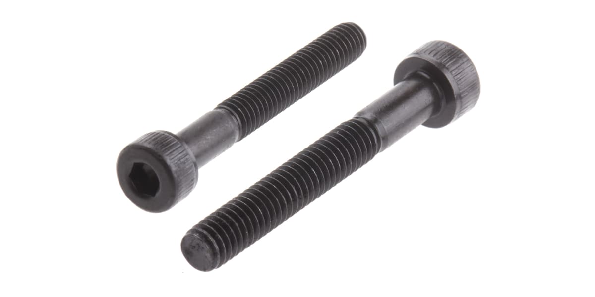 Product image for Blk steel socket head cap screw,M4x30mm