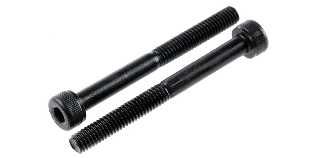 Product image for Blk steel socket head cap screw,M4x40mm