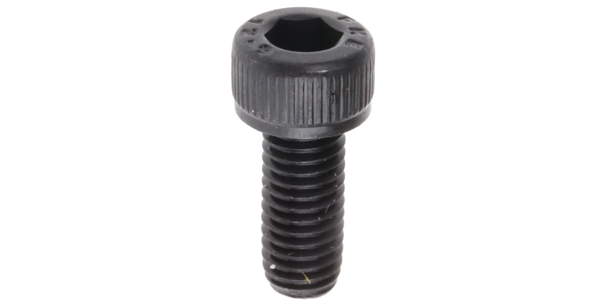 Product image for Blk steel socket head cap screw,M5x12mm