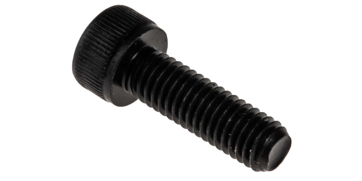 Product image for Blk steel socket head cap screw,M5x16mm