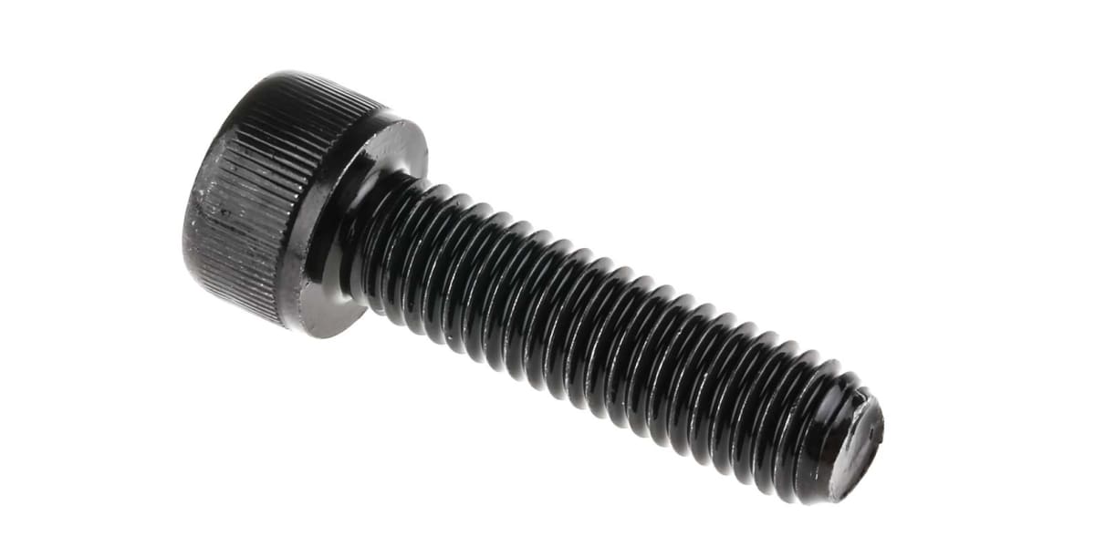 Product image for Blk steel socket head cap screw,M8x30mm