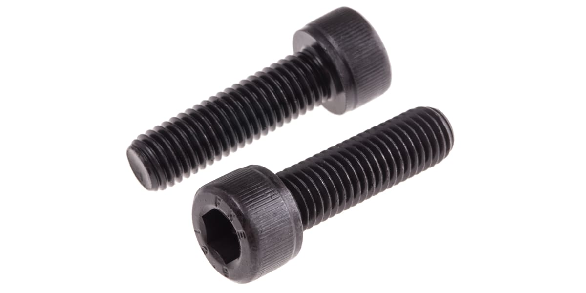 Product image for Blk steel socket head cap screw,M10x35mm