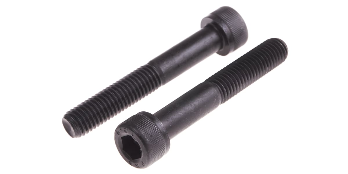 Product image for Blk steel socket head cap screw,M10x65mm