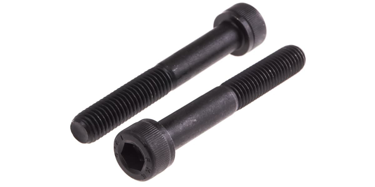 Product image for Blk steel socket head cap screw,M10x70mm