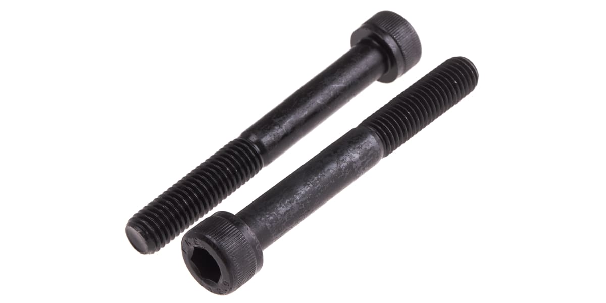 Product image for Blk steel socket head cap screw,M10x80mm