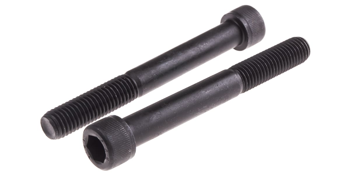 Product image for Blk steel socket head capscrew,M12x100mm